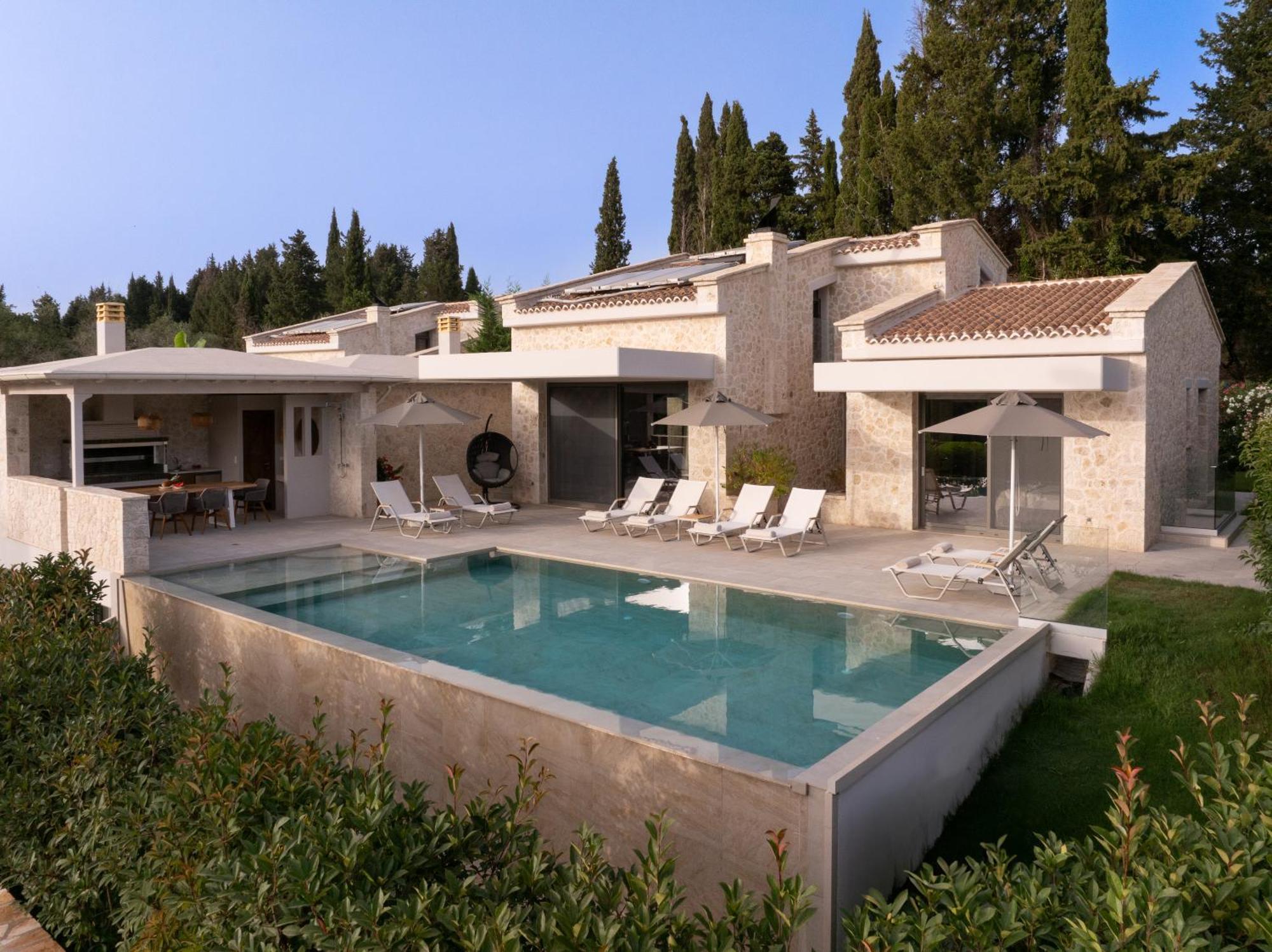 My Mediterranean Corfu Luxury Villa With Private Swimming Pool Kontokali Exteriör bild