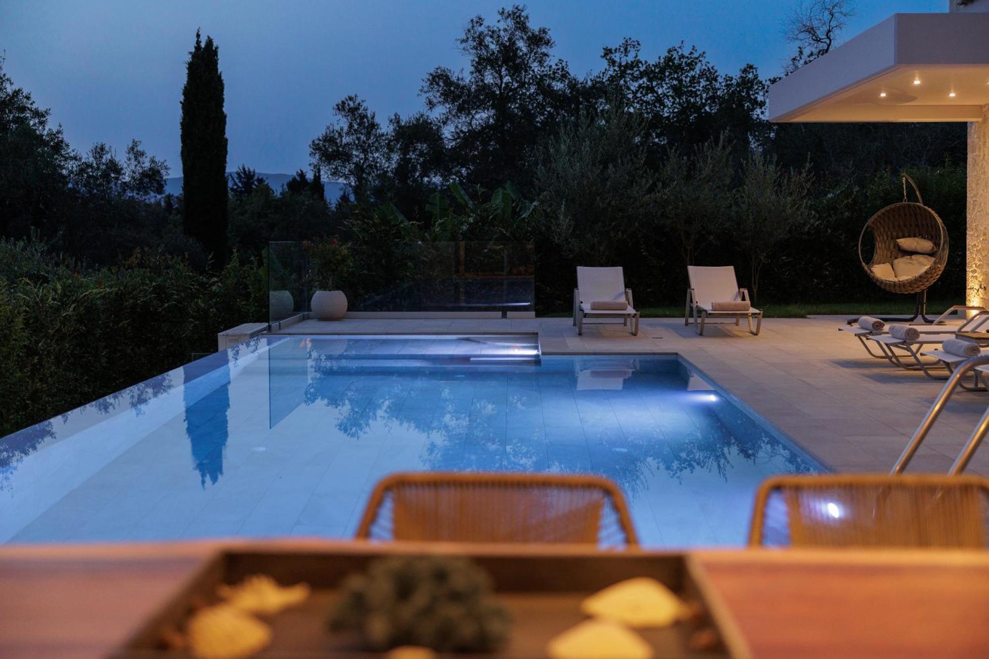My Mediterranean Corfu Luxury Villa With Private Swimming Pool Kontokali Exteriör bild
